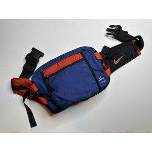 Vintage Nike ACG Solo Waist Fanny Pack Crossbody Bag Blue Orange Black